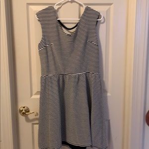 Xhilaration XL black and white dress